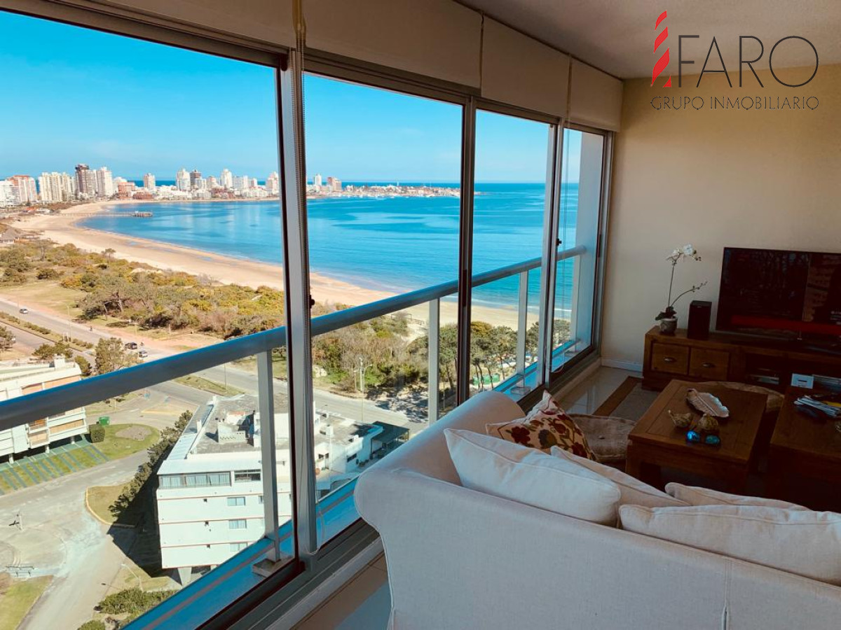 ALQUILER ANUAL -Apartamento en Mansa - Punta del Este